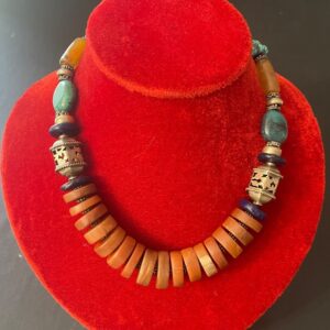 19th Century Algerian Tribal Necklace Berber Ethnographic Jewelry