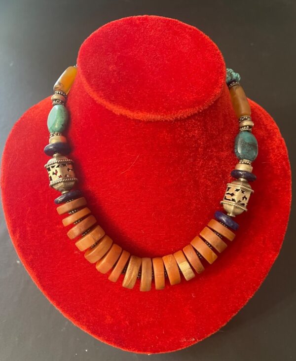 19th Century Algerian Tribal Necklace Berber Ethnographic Jewelry
