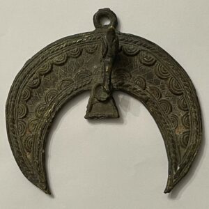 Lobi grand pendentif monnaie bronze Burkina Faso Ghana amulette amulet cash