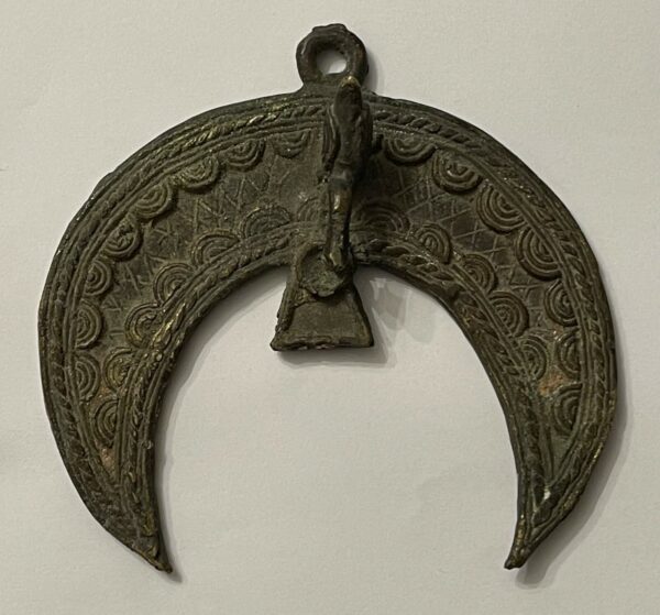 Lobi grand pendentif monnaie bronze Burkina Faso Ghana amulette amulet cash
