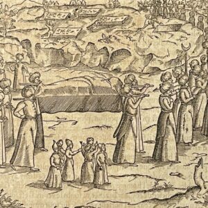 Funérailles en Turquie par André Thevet (1504-1592) Engraving 1575