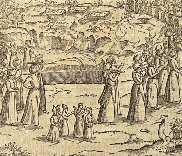 Funérailles en Turquie par André Thevet (1504-1592) Engraving 1575