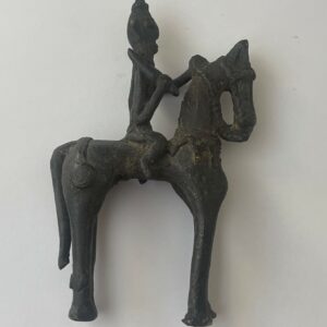 Bronze Africain Cavalier Dogon Mali Cheval Sculpture Art Tribal Horse