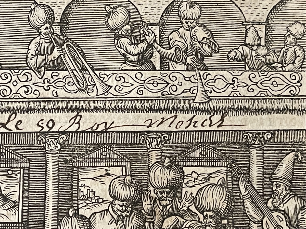 Tamerlane Circumcision Scene Woodcut 1575 André Thevet Ottoman Mongol Court – Image 6