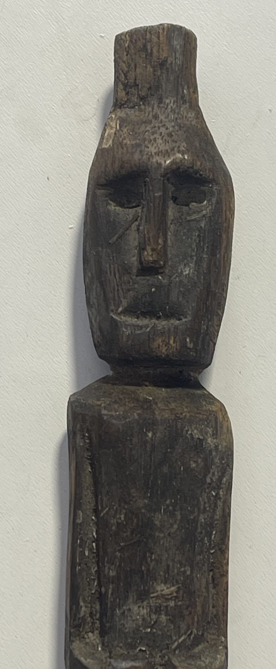Old Tribal Anthropomorphic Wooden Figure Indonesian Eastern Islands Timor Flores – Image 13