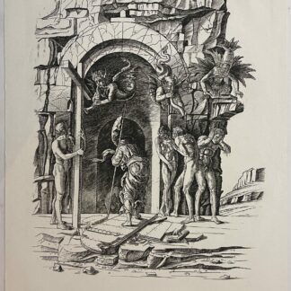 Andrea Mantegna Jesus Descending into Limbo Antique Heliogra 1880 Amand Durand