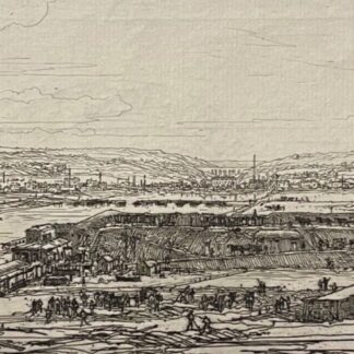 Siege of Paris 1870 Maxime Lalanne View from the Pont-du-Jour Viaduct France