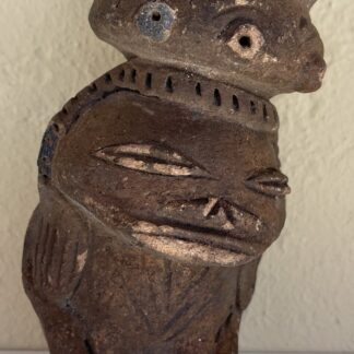 West Africa Anthropomorphic Terracotta Pot Tribal Figure Early 20th Century