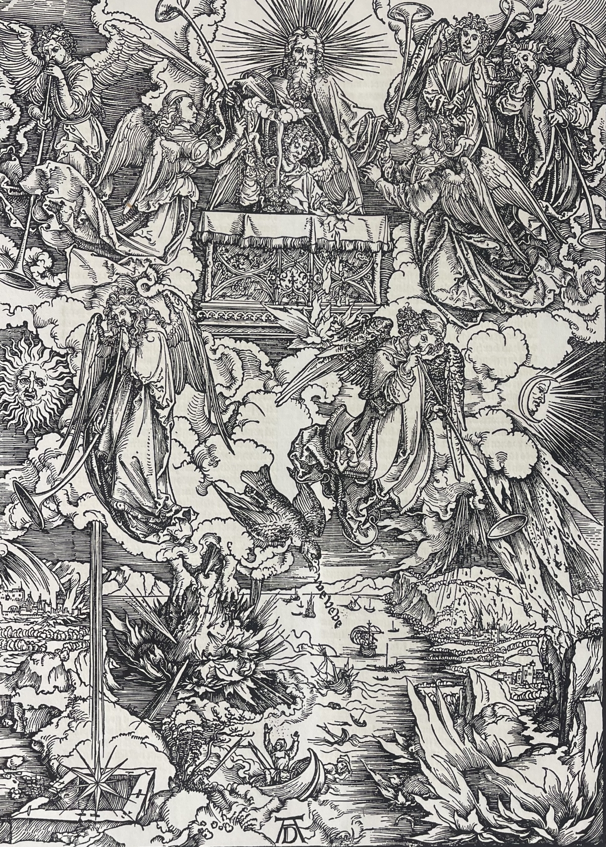 The Seven Angels with Trumpets – Albrecht Dürer Apocalypse 1498 Facsimile – Image 4