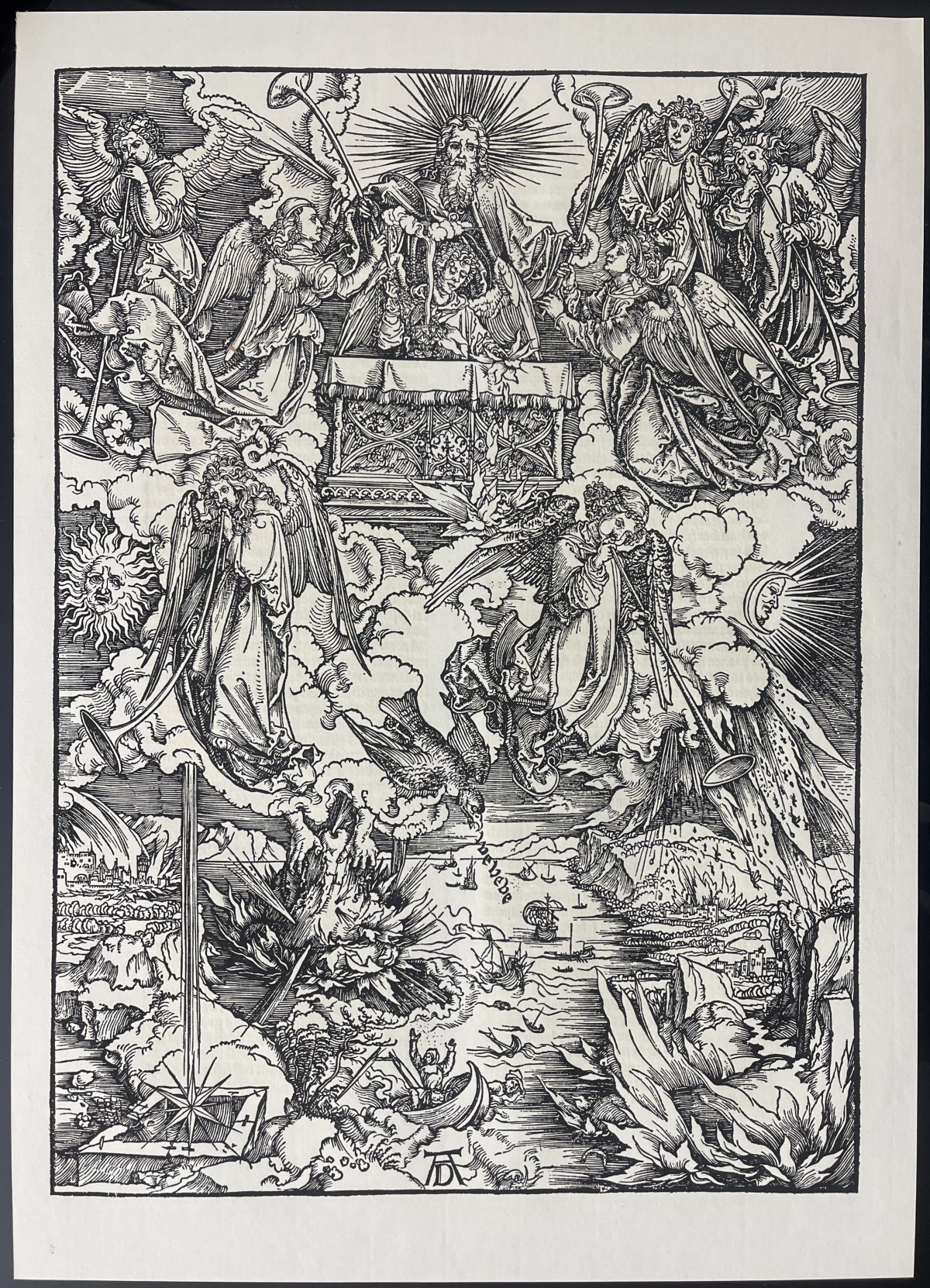 The Seven Angels with Trumpets – Albrecht Dürer Apocalypse 1498 Facsimile – Image 2
