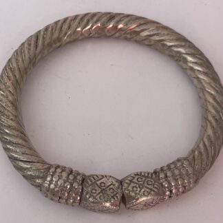 Antique Yemen Taiz Silver Tribal Bracelet Heavy Bedouin Jewelry 304g