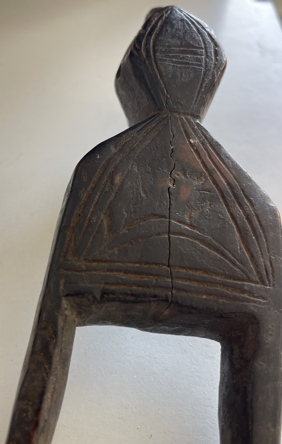 Antique Baoulé Zoomorphic Bird Loom Pulley Bracket, Ivory Coast African Tribal Art – Image 3