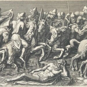Giulio Romano Triumph Emperor Sigismond Antique Engraving Stella Boussonet 1675