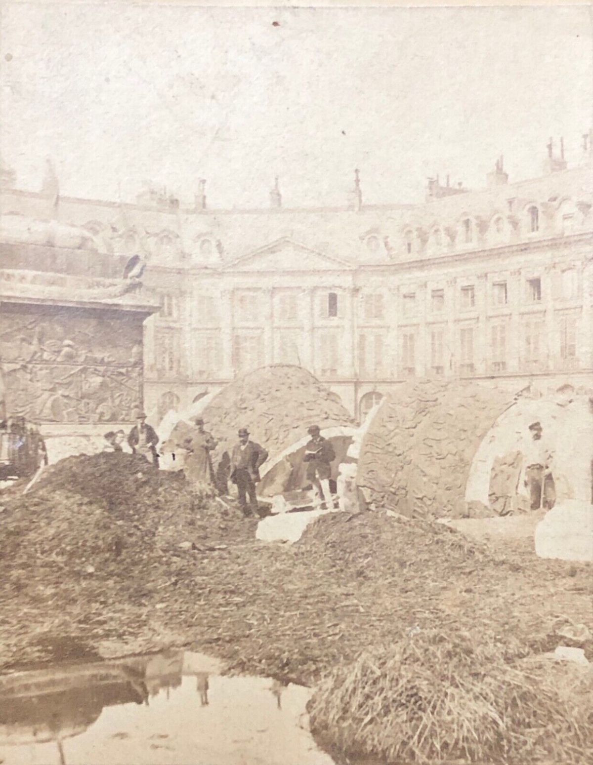 Paris Commune 1871 Vendôme Column Ruins Albumen Photograph CDV French Revolution – Image 6