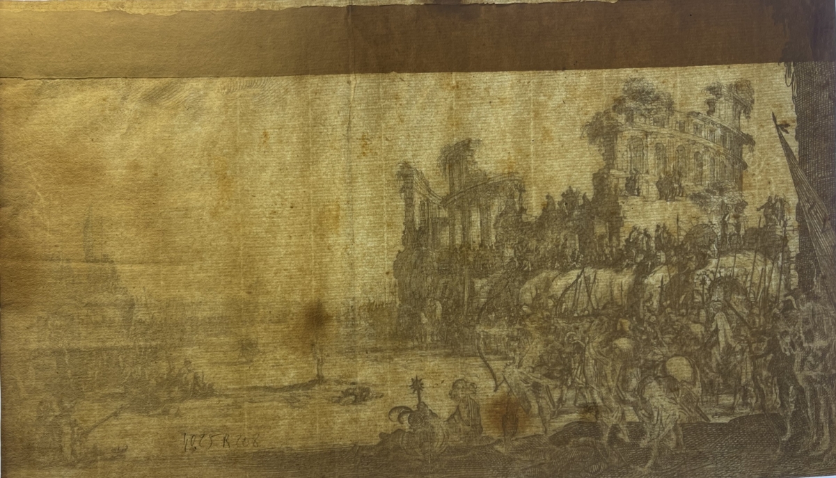 Jacques Callot 1592-1635 Martyrdom of Saint Sebastian c.1631 Rare Old Master – Image 3