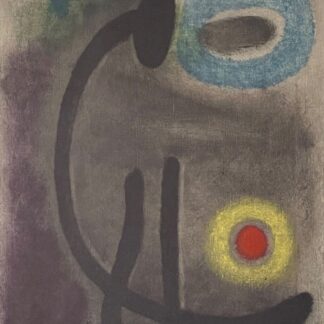 Joan Miró Femme Assise I/II 1959 Lithograph Maeght 1965 Composition 11