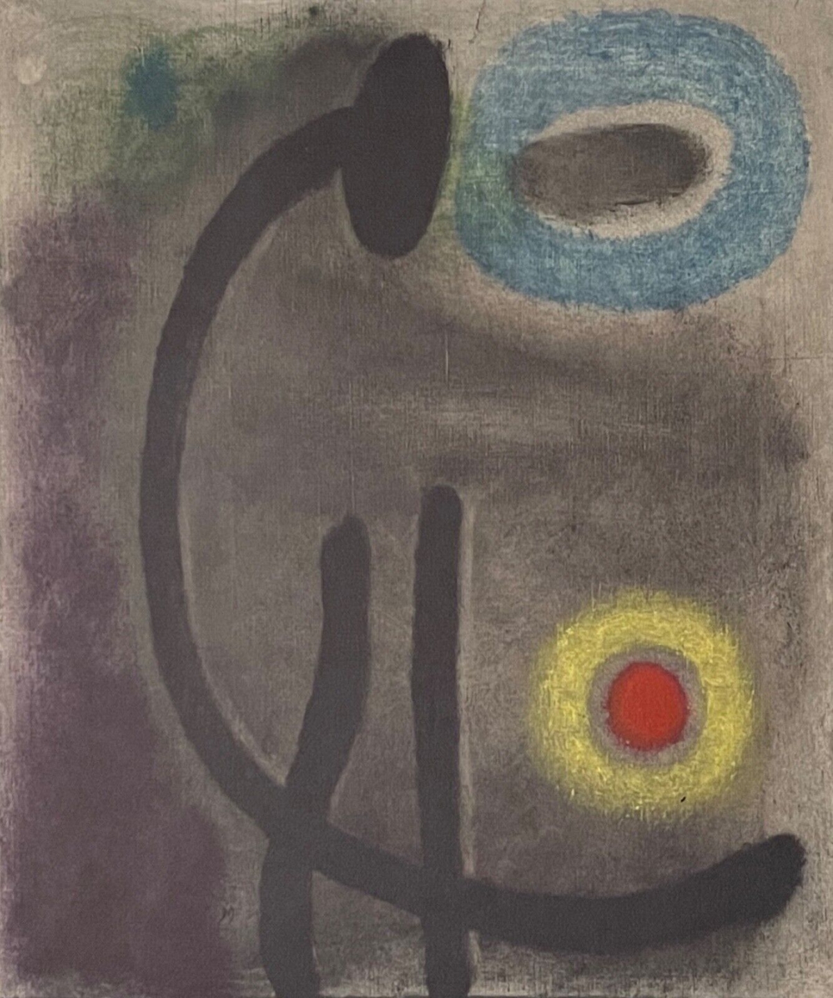Joan Miró Femme Assise I/II 1959 Lithograph Maeght 1965 Composition 11
