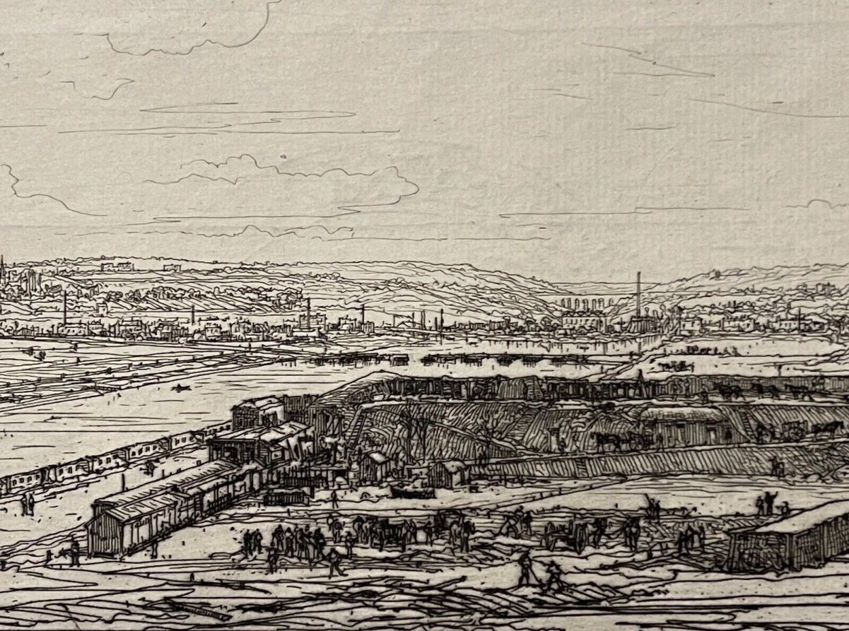 Siege of Paris 1870 Maxime Lalanne View from the Pont-du-Jour Viaduct France – Image 5