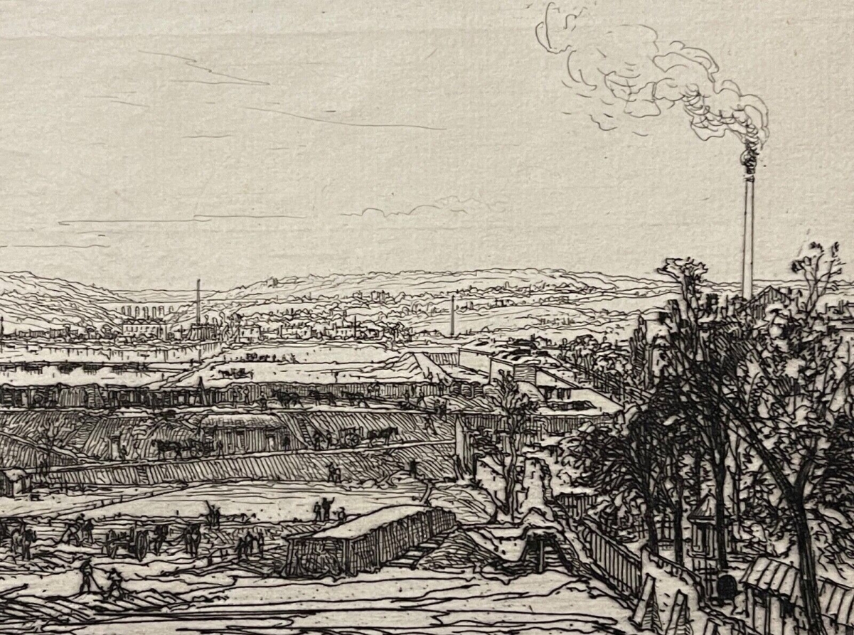 Siege of Paris 1870 Maxime Lalanne View from the Pont-du-Jour Viaduct France – Image 4