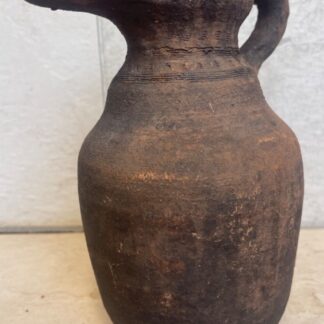 Antique Zoomorphic Bird Form Long Spout Pottery Jug Islamic Ottoman Earthenware
