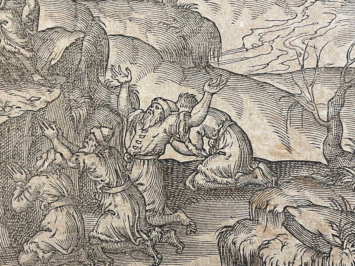Russia 1575 Woodcut Tata Baba Goddess Worship after André Thevet Antique Print – Image 6