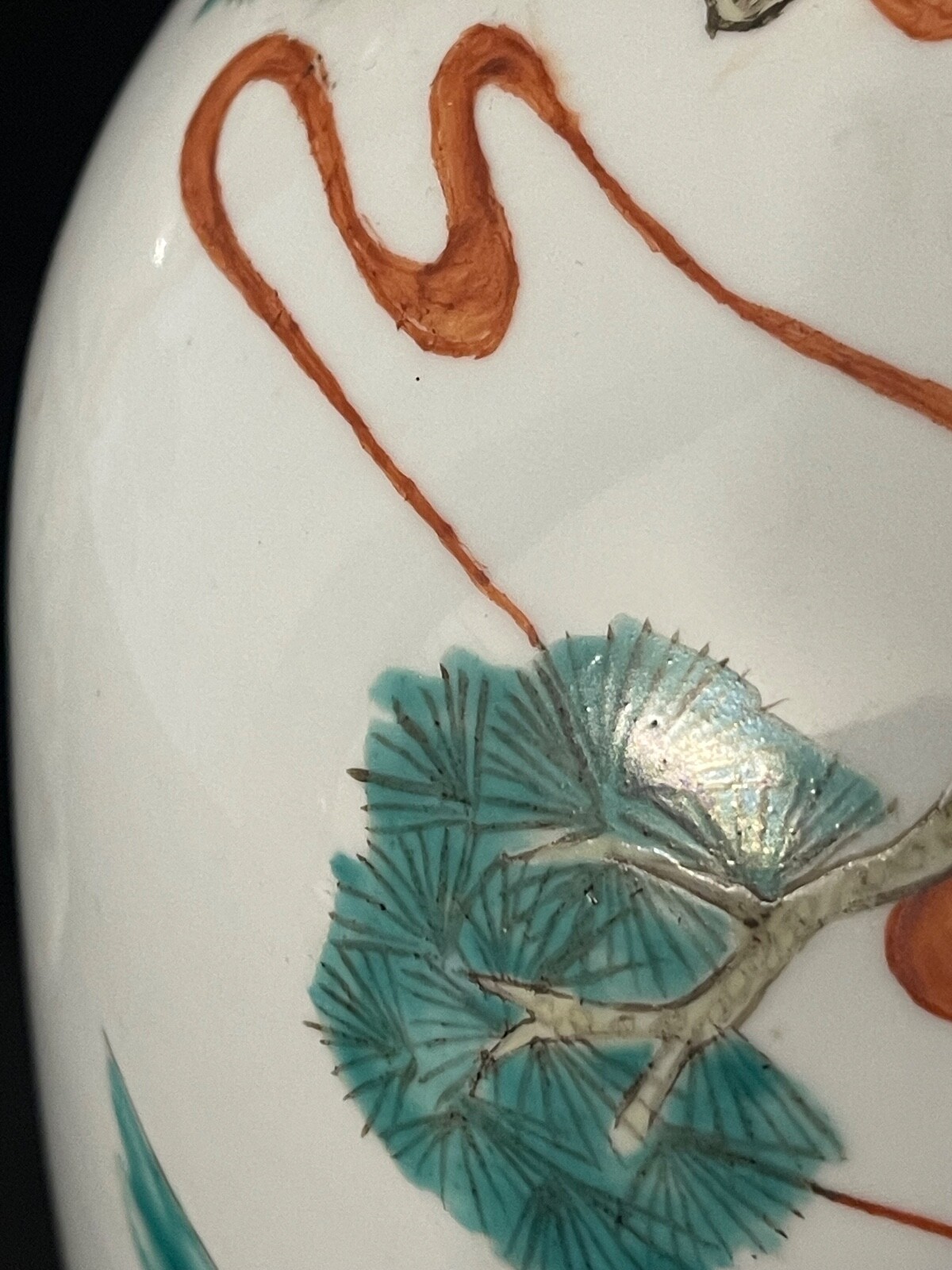 Pair Chinese Qing Guangxu Porcelain Vases Polychrome Court Scene XIXth – Image 10