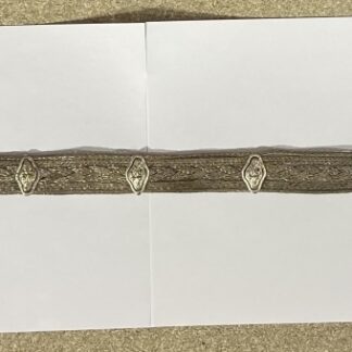 Antique Turkestan Afghan Kuchi Filigree Belt with Natural Stones, 19th Century