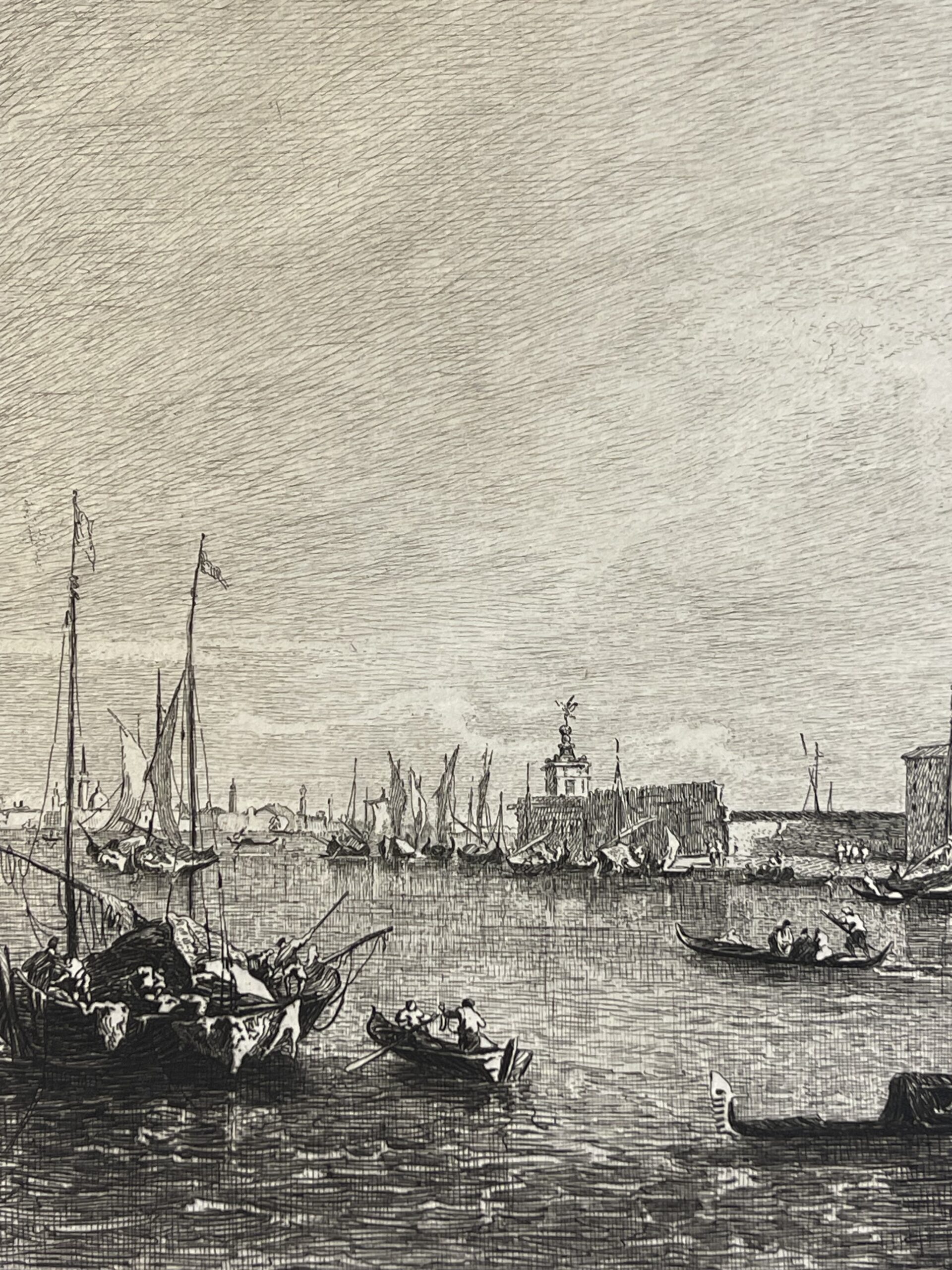 Venice Santa Maria della Salute after Francesco Guardii Engraving Greux 1882 – Image 5