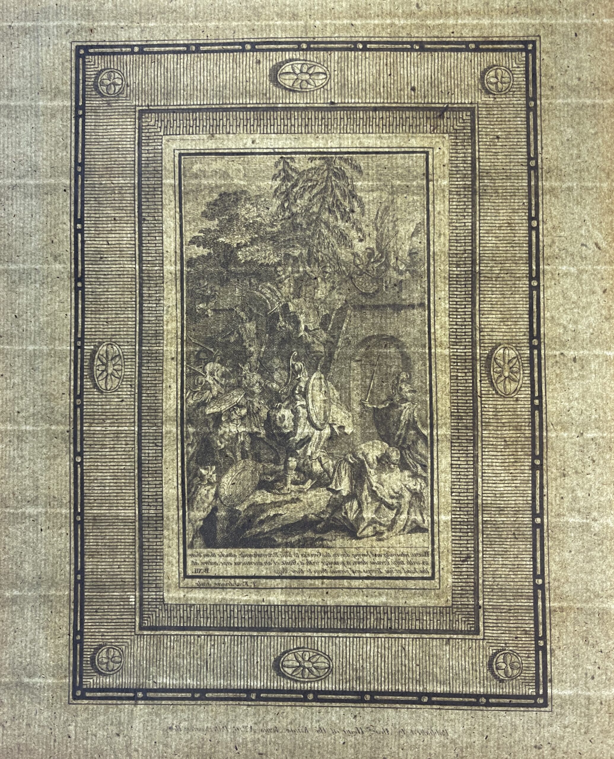 1776 Antique Engraving Hector Attacks the Greek Ships Trojan War Iliad – Image 4