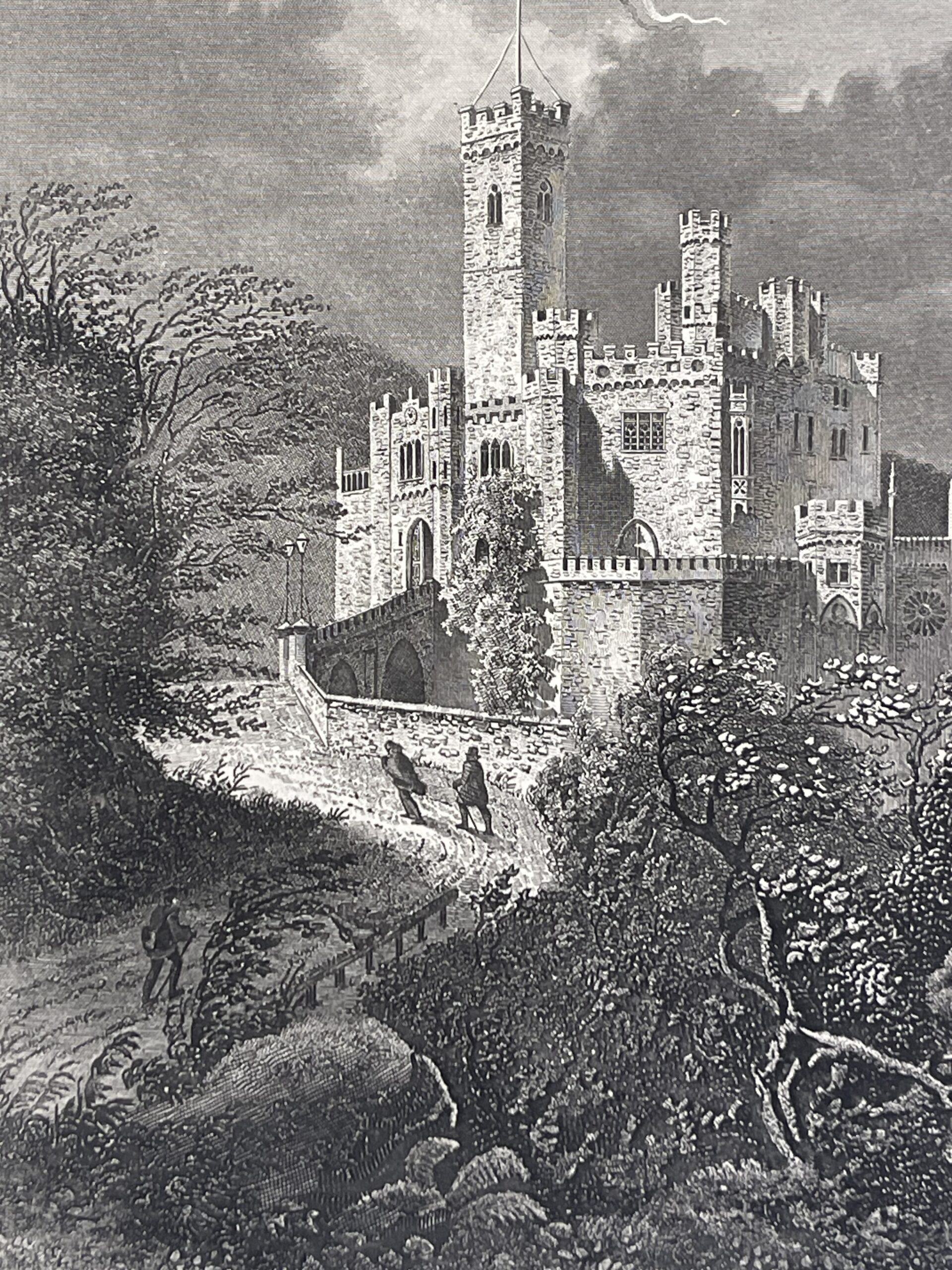 Stolzenfels Castle on the Rhine Germany Allemagne c 1860 Rhin – Image 5