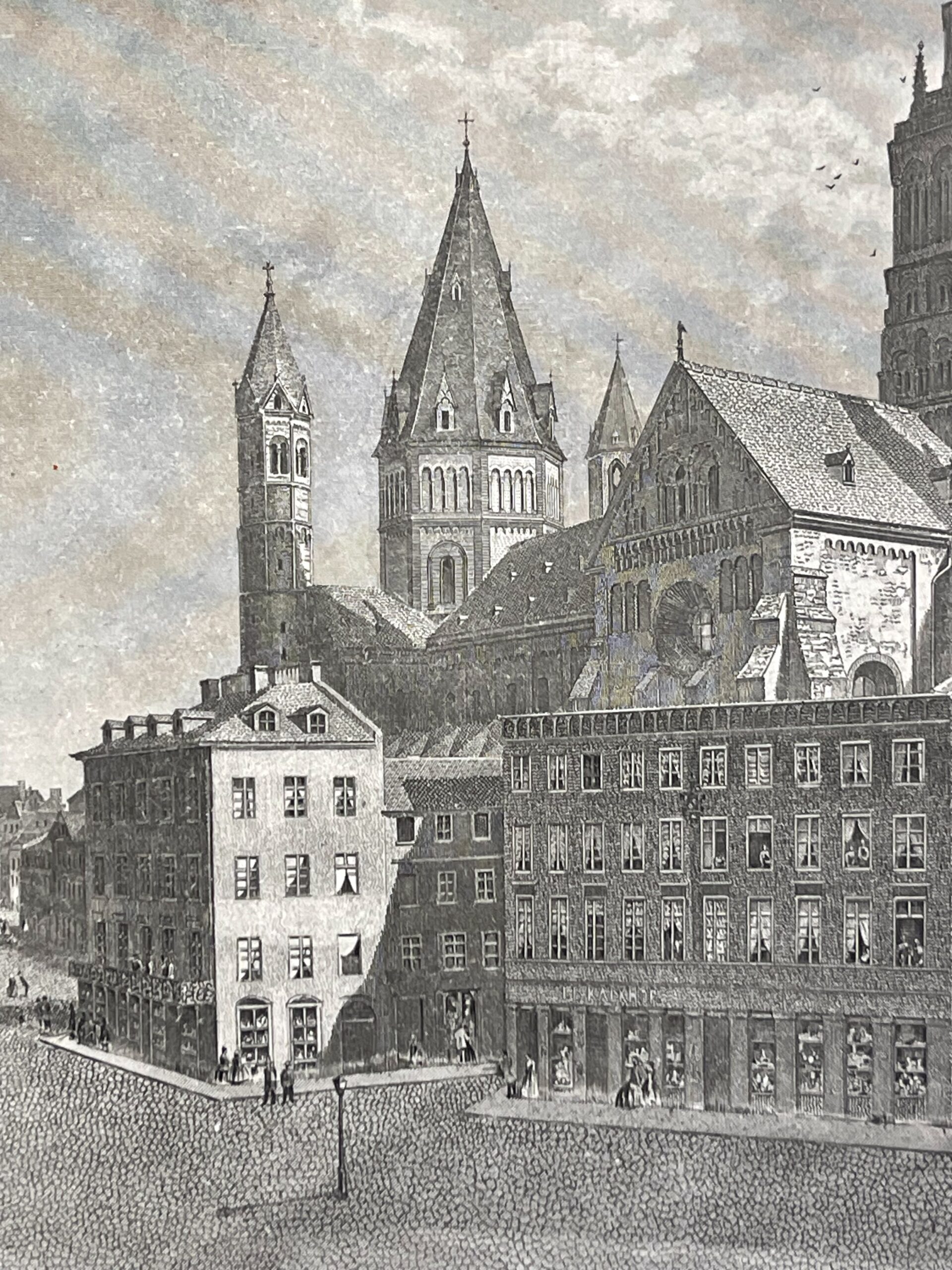 Mainz Cathedral c 1849 Deutschland Germany Rhin Mayence cathédrale Saint-Martin – Image 6