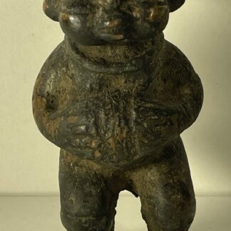 Tikar Cameroon Bronze Mother Child Figure African Tribal Art