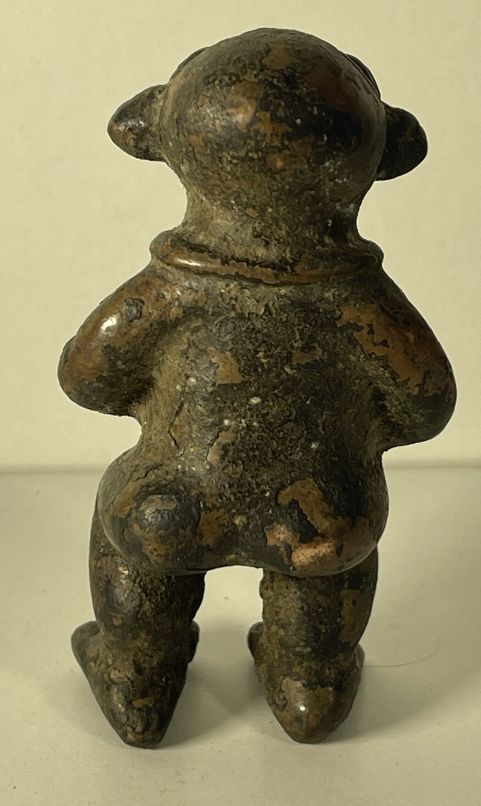 Tikar Cameroon Bronze Mother Child Figure African Tribal Art – Image 7