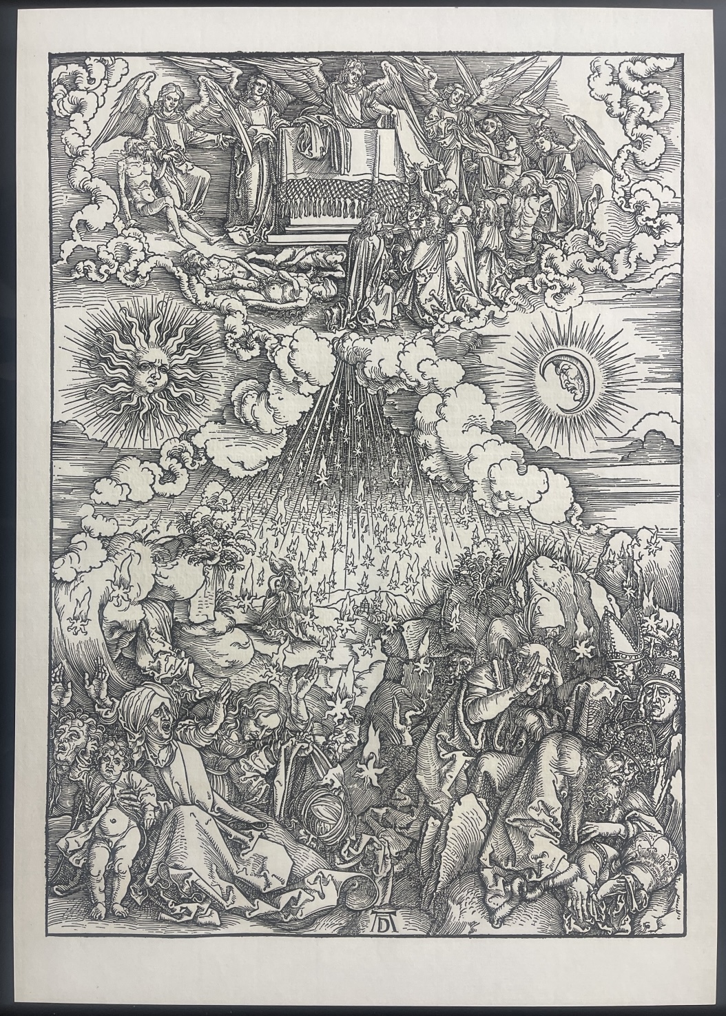 Albrecht Dürer Apocalypse Fifth and Sixth Seals 20th Century Facsimile Print – Image 5