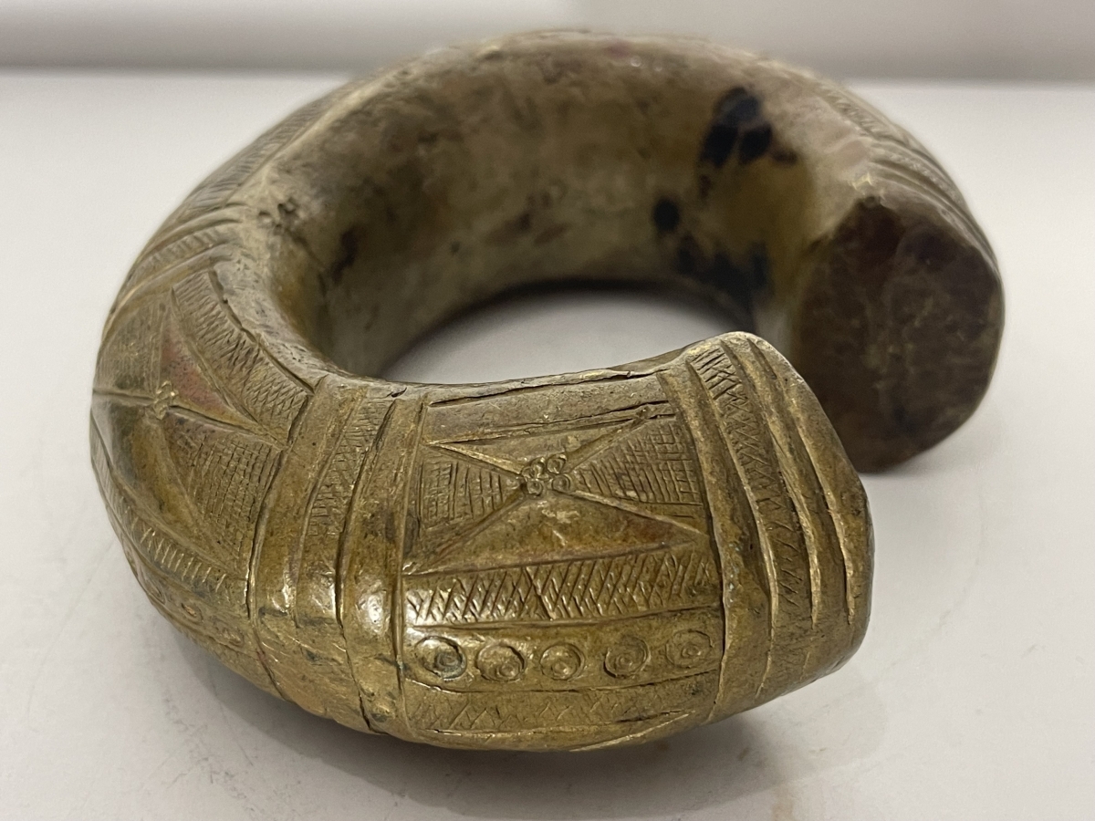 Cameroon Bamoun Bamileke Bronze Manilla Currency Bracelet 1880 Grassfields – Image 6
