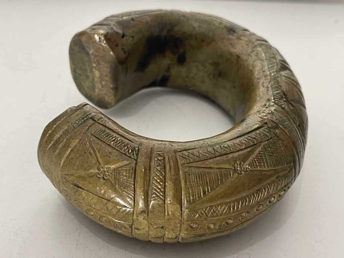 Cameroon Bamoun Bamileke Bronze Manilla Currency Bracelet 1880 Grassfields – Image 3