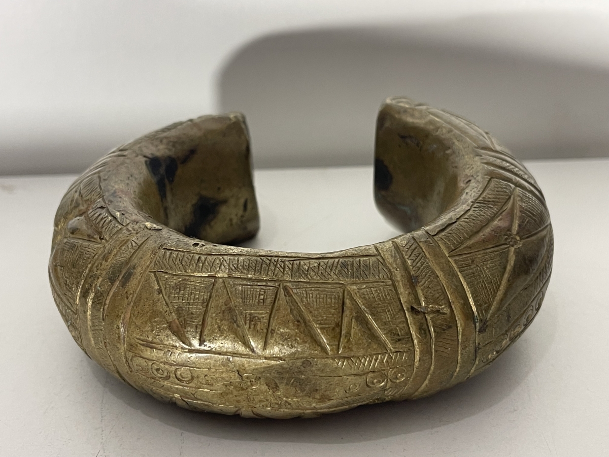 Cameroon Bamoun Bamileke Bronze Manilla Currency Bracelet 1880 Grassfields