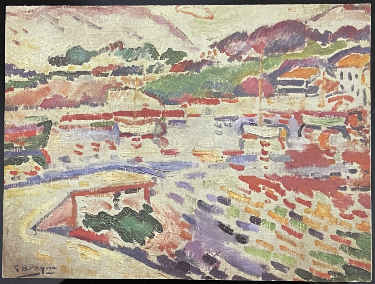 Georges Braque L'Estaque Marseille 1906 Ship Menu Heliogravure 1964 – Image 5