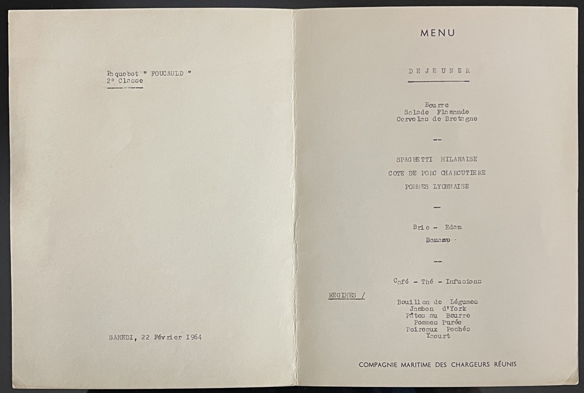 Georges Braque L'Estaque Marseille 1906 Ship Menu Heliogravure 1964 – Image 3