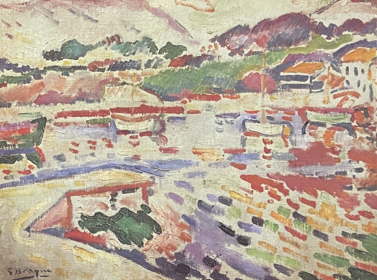 Georges Braque L'Estaque Marseille 1906 Ship Menu Heliogravure 1964 – Image 2