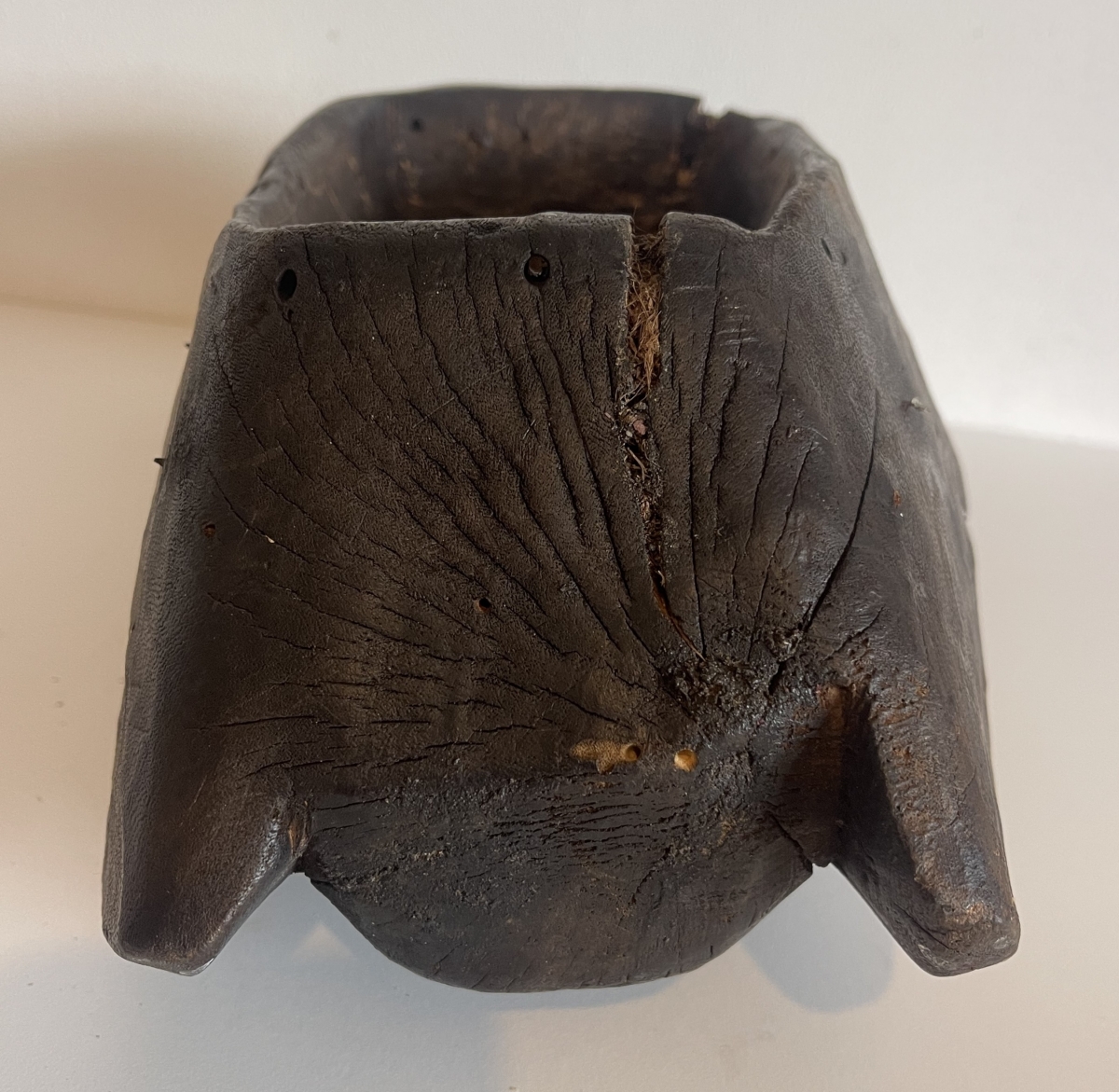 Large We Guéré Tribal Mask Ivory Coast African Art Hand Carved Wood c.1970 – Image 3