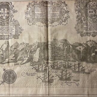 Jan Huygen van Linschoten Saint Helena Map 1596 Doetecum Engraving