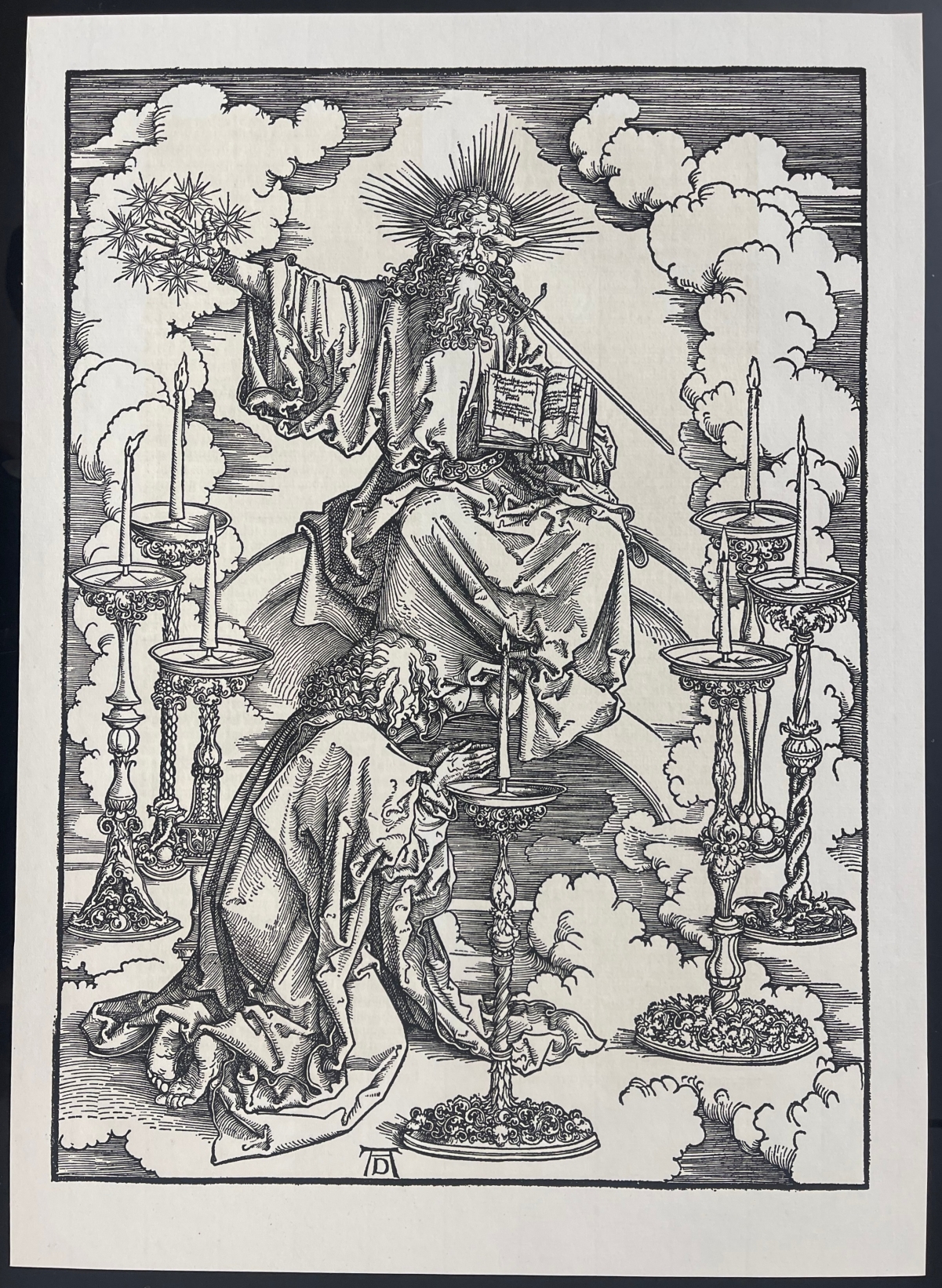 Albrecht Dürer – Apocalypse – Vision of the Seven Candlesticks c.1900 Facsimile – Image 5