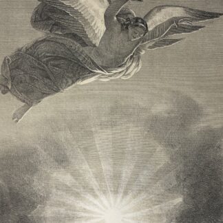 Gustave Doré Paradise Lost Raphael in the Air 1891 Engraving French France