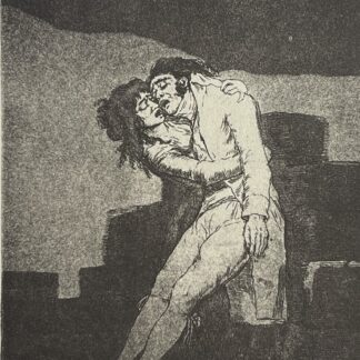 Francisco Goya l' amour et la mort héliogravure vers 1970 Espagne
