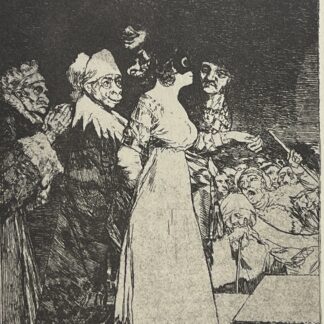 Francisco Goya Los Caprichos numéro 2 reproduction en héliogravure vers 1970 de la composition publiée en 1799