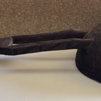 Antique Tuareg Niger Carved Wood Ammola Ladle Spoon African Tribal Art Afrique
