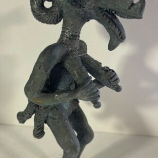 Partager Ivory Coast Djimini Style Bronze Maternity Figure Lost Wax African Art Afrique