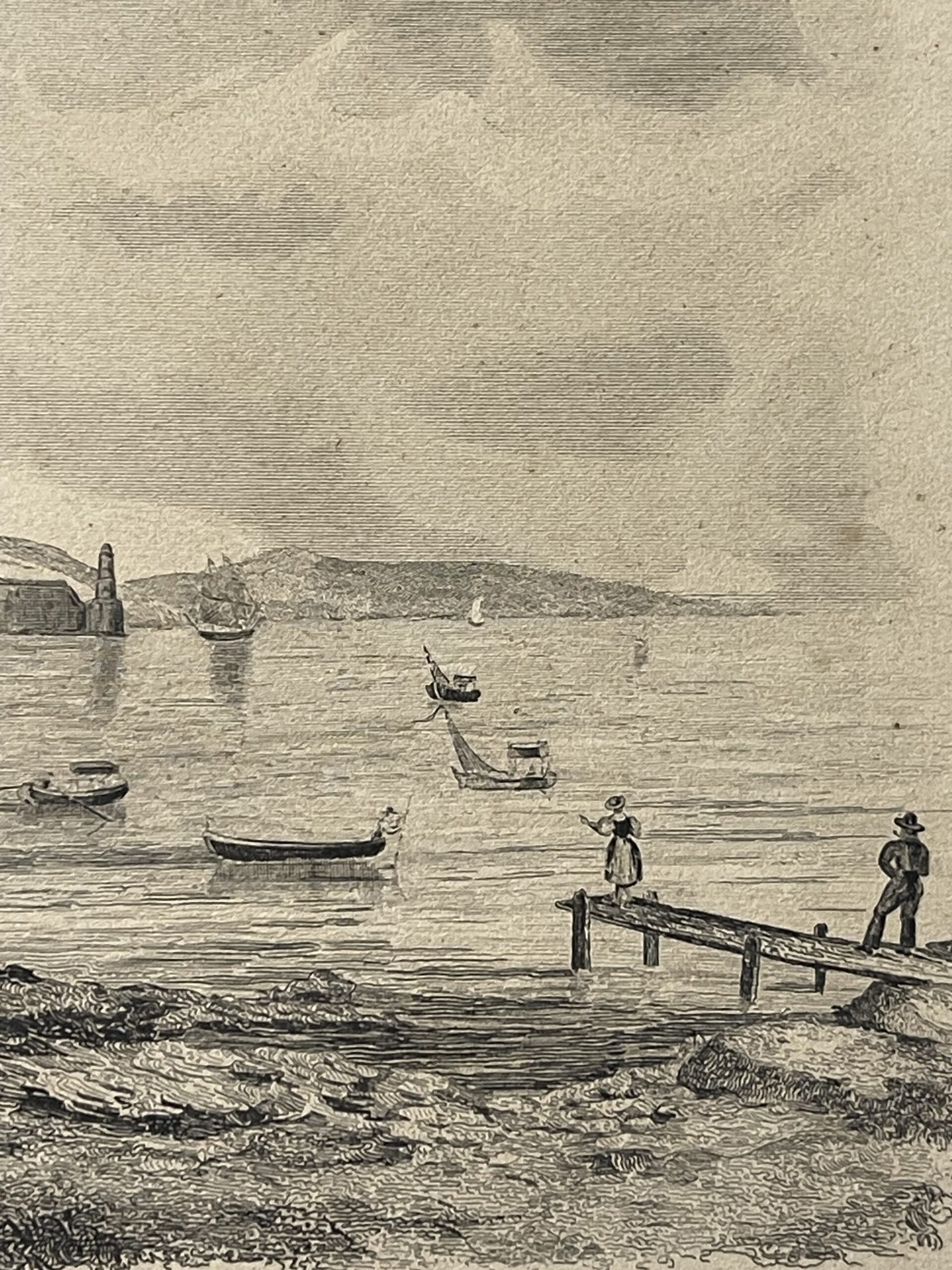 Marseille France Lazaret Harbor Quarantine c.1840 vieilles infirmeries Catalans – Image 3