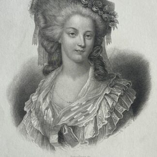 Princesse de Lamballe 1749-1792 martyre royaliste Révolution France C1830